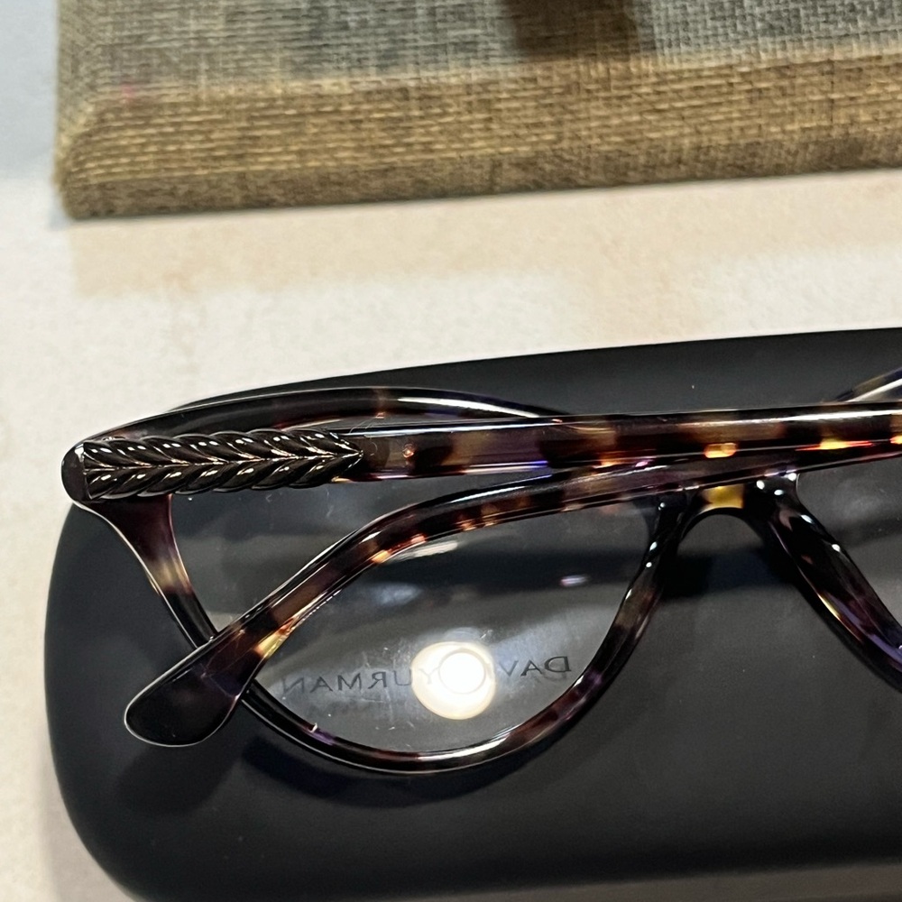 DAVID YURMAN NIB AUTHENTIC CHEVRON RX READY DESIGNER EYEGLASSES - Picture 7 of 17